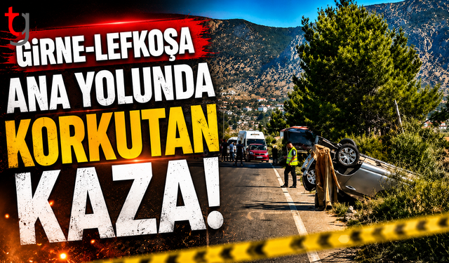 Son Dakika: Girne-Lefkoşa Ana Yolunda Korkutan Kaza
