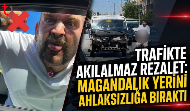Trafikte Akılalmaz Rezalet: Magandalık Yerini Ahlaksızlığa Bıraktı