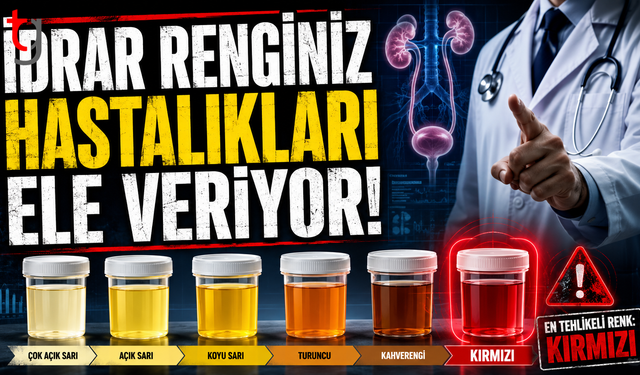 İdrar renginiz hastalıkları ele veriyor! En tehlikeli renk açıklandı