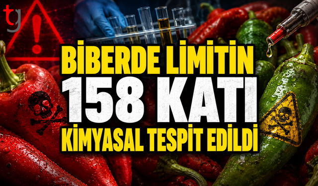 Biberde Limitin 158 Katı Kimyasal Tespit Edildi
