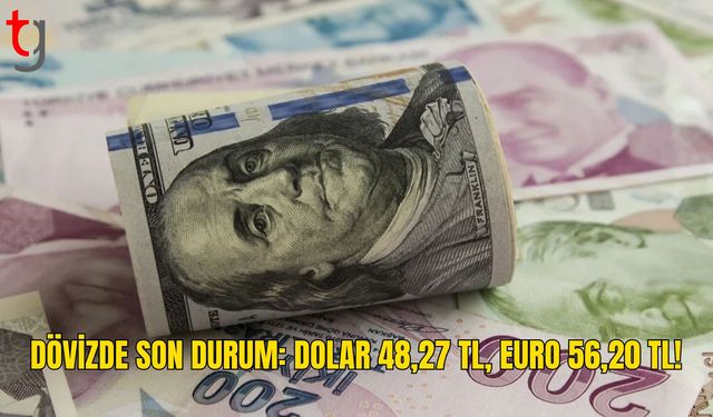 Dövizde Günün İlk Rakamları: Dolar 48,27 TL