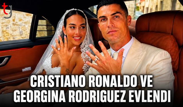 Cristiano Ronaldo ve Georgina Rodríguez Evlendi