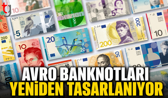 Avro Banknotları Yeniden Tasarlanıyor