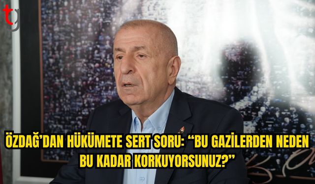 Ümit Özdağ: “Gazilerin Sesini Neden Engelliyorsunuz?”