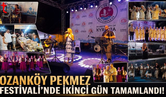 18. Girne Ozanköy Pekmez Festivali’nde İkinci Gün Tamamlandı