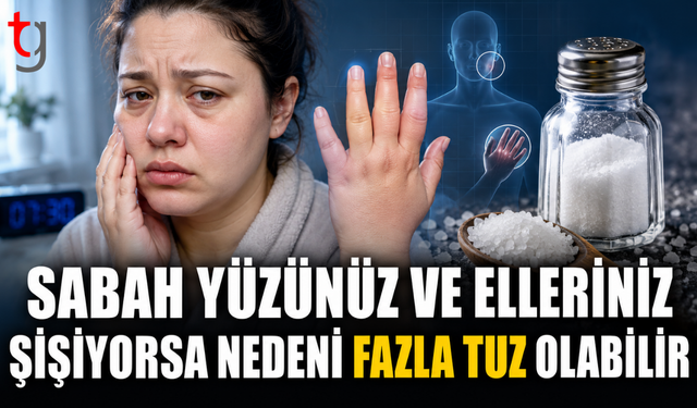 SABAH YÜZÜNÜZ VE ELLERİNİZ ŞİŞİYORSA NEDENİ FAZLA TUZ OLABİLİR