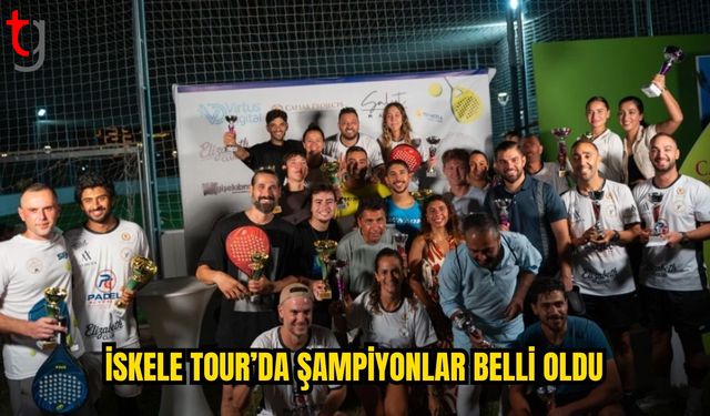 İskele’de üç günlük padel heyecanı sona erdi