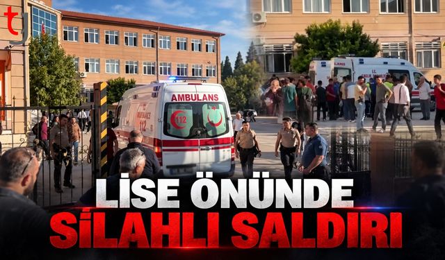 Lise önünde ateş açıldı: Yaralı öğrenciler var