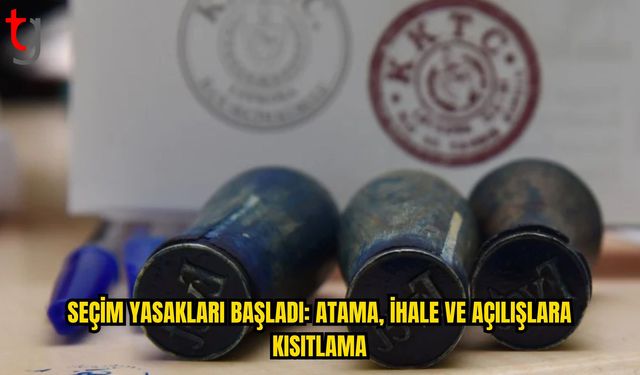 KKTC’de Seçim Yasakları Yürürlüğe Girdi