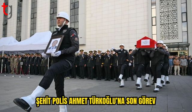 Şehit Polis Türkoğlu Dualarla Uğurlandı