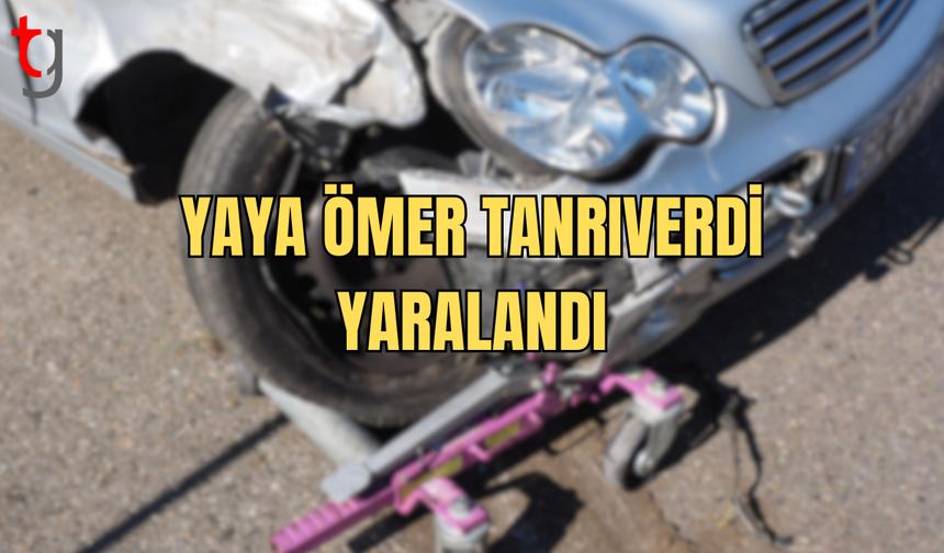 Girne'de TTrafik Kazasında  1 Kişi Yaralandı
