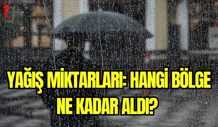 Meteoroloji Dairesi, Son 24 Saatin Yağış Miktarlarını Açıkladı