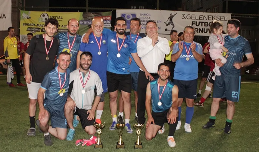 İnşaat Mühendisleri yeşil sahalarda ter döktü