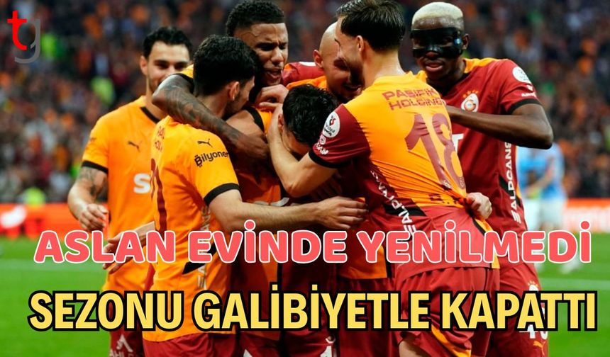 Aslan evinde yenilmedi: Sezonu galibiyetle kapattı