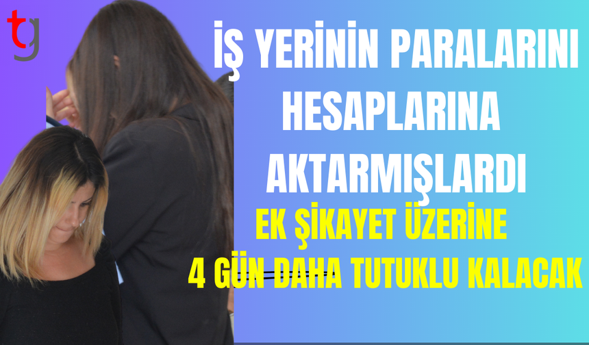 Çalıştıkları şirkette hırzılık yaptıkları suçuyla mahkemeye çıktılar