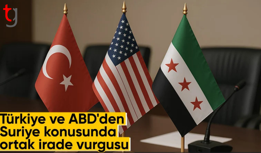 Suriye Çalışma Grubuna ilişkin Türkiye-ABD Ortak Açıklaması yapıldı