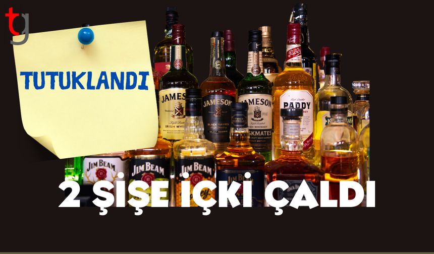 Alsancak'ta içki hırsızlığı yapan şahıs tutuklandı