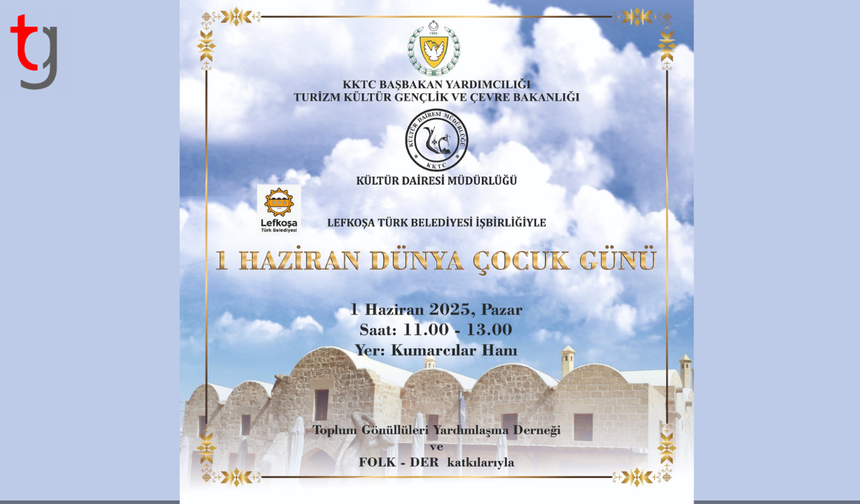 Kültür Dairesi’nden 1 Haziran Dünya Çocuk Günü’ne Özel Etkinlik