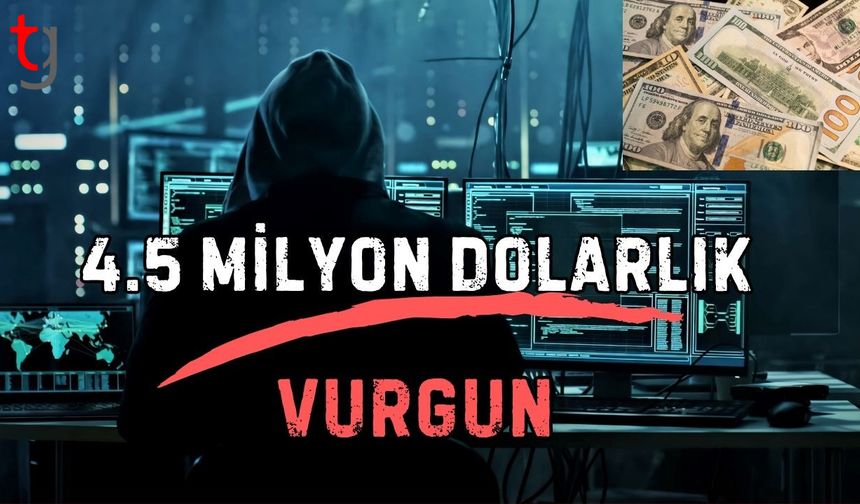 4.5 milyon dolarlık vurgun