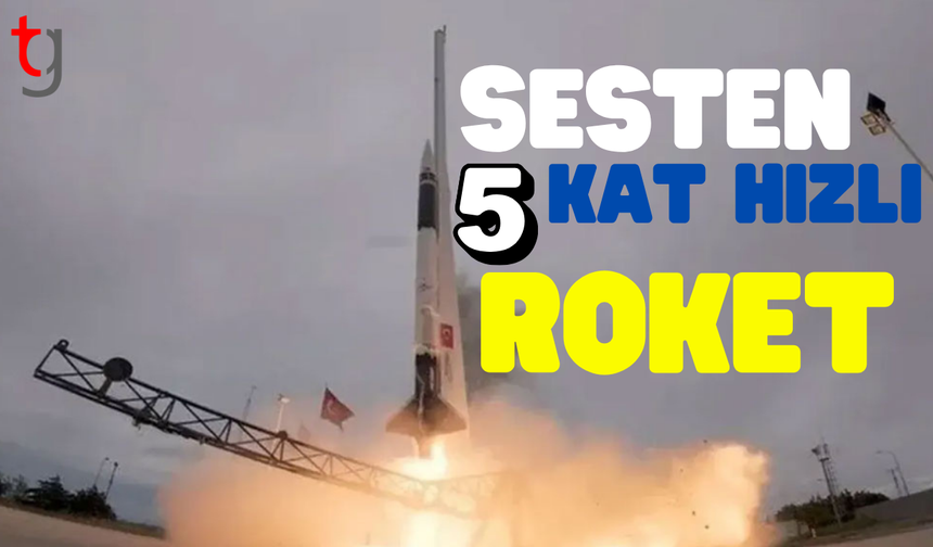 Sesten 5 kat hızlı füze testi geçti