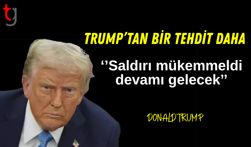 Trump: İsrail'in İran'a saldırısı mükemmeldi, dahası gelecek