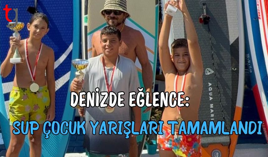 Denizde Eğlence: SUP Çocuk Yarışları Tamamlandı