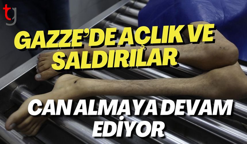 Gazze’de Açlık ve Saldırılar Can Almaya Devam Ediyor:3’ü Çocuk 10 Kişi Daha Hayatını Kaybetti