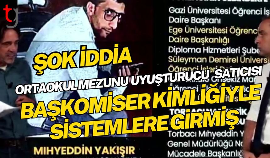 Şok İddia: Ortaokul Mezunu Uyuşturucu Satıcısı Başkomiser Kimliğiyle Sistemlere Girmiş
