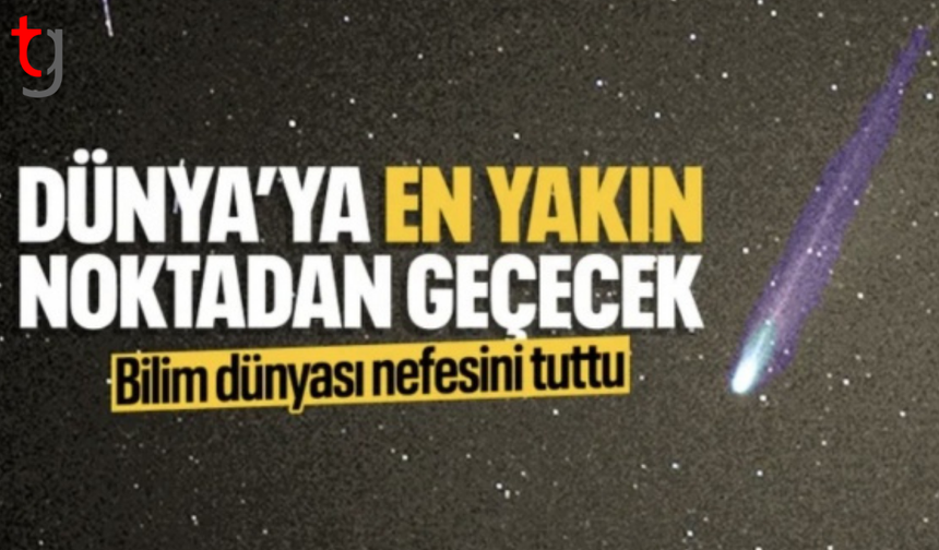 Yıldızlararası kuyruklu yıldız 3I/ATLAS Dünya’ya en yakın noktadan geçiyor