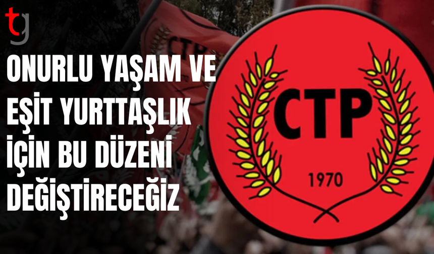 Onurlu yaşam ve eşit yurttaşlık için: bu düzeni değiştireceğiz