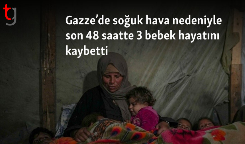 Gazze'de dondurucu soğuklar, bir bebeği daha hayattan kopardı