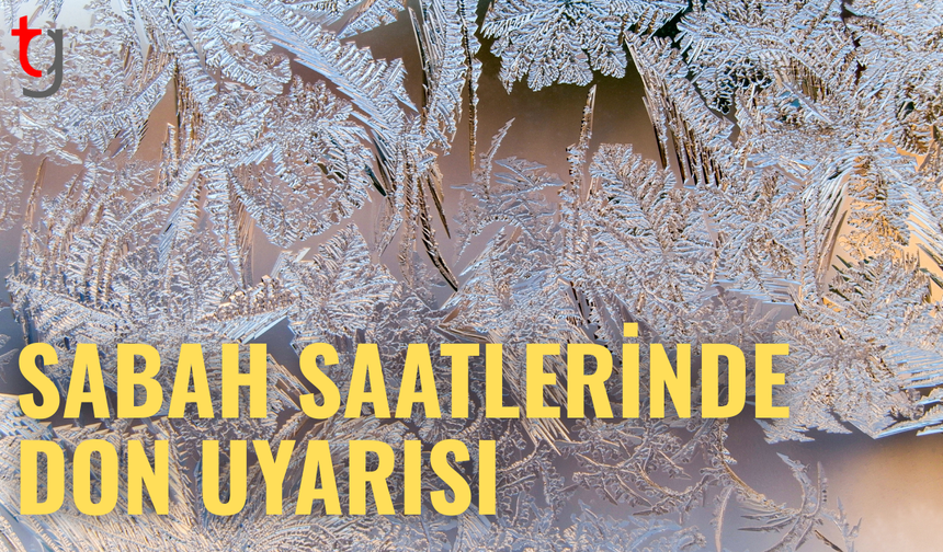 Yarın ve cuma don bekleniyor