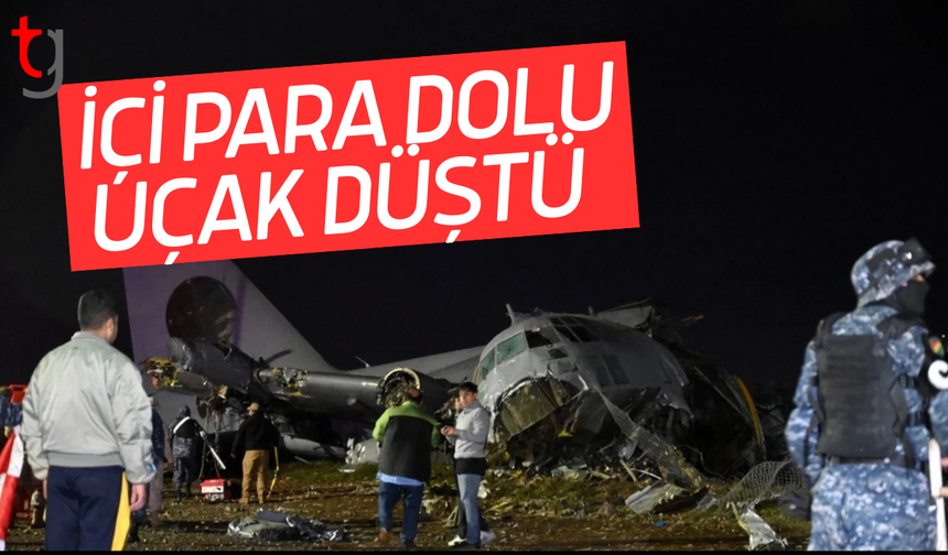 Bolivya’da para taşıyan askeri uçak düştü, çok sayıda ölü ve yaralı var