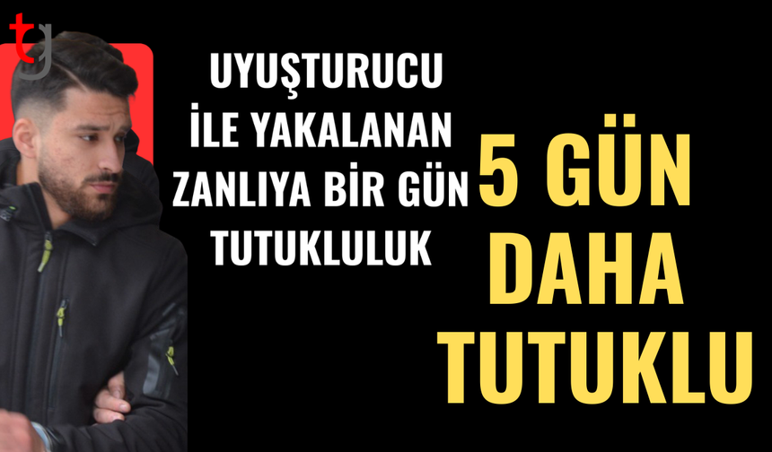 Ercan’da uy*şturucu ile yakalanan zanlıya 5 gün tutukluluk