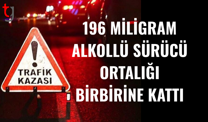Lefkoşa-Gazimağusa Anayolu’nda alkollü sürücü kaza yaptı
