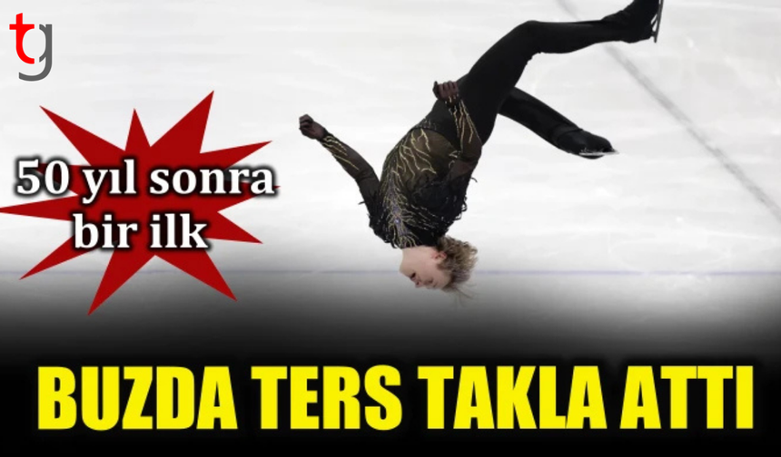 Buz pateninde 50 yıl sonra gelen ters takla