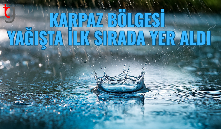 Karpaz bölgesinde yağış miktarı dikkat çekti