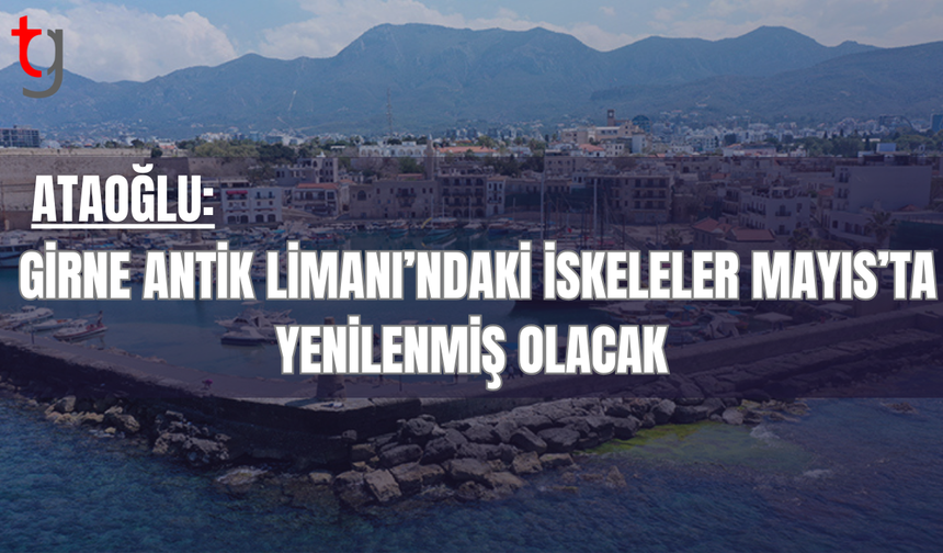 Girne Antik Limanı’nda çalışmalar sürüyor: Hedef modern ve güvenli iskele
