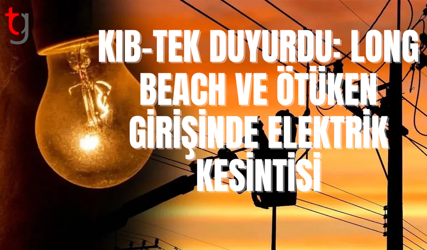 Yarın elektrik kesintisi