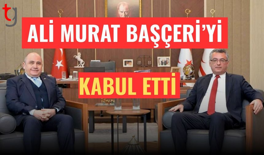 Erhürman, Ali Murat Başçeri’yi kabul etti