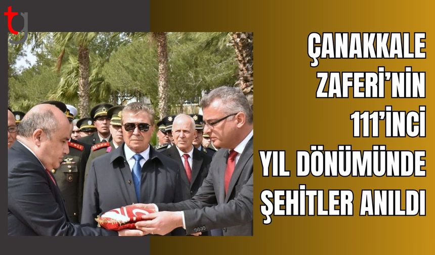 Çanakkale Zaferi’nin 111’inci yıl dönümünde şehitler, Boğaz Şehitliği’nde anıldı