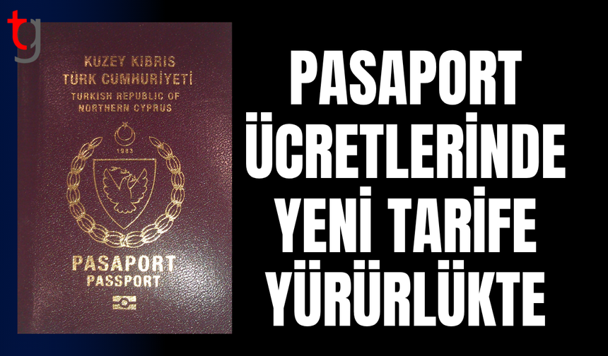 Pasaport harçlarında yeni düzenleme