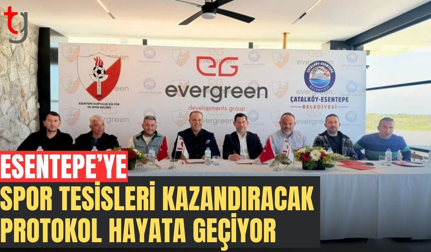Esentepe’de spor ve rekreasyon alanı projesi için iş birliği protokolü imzalandı