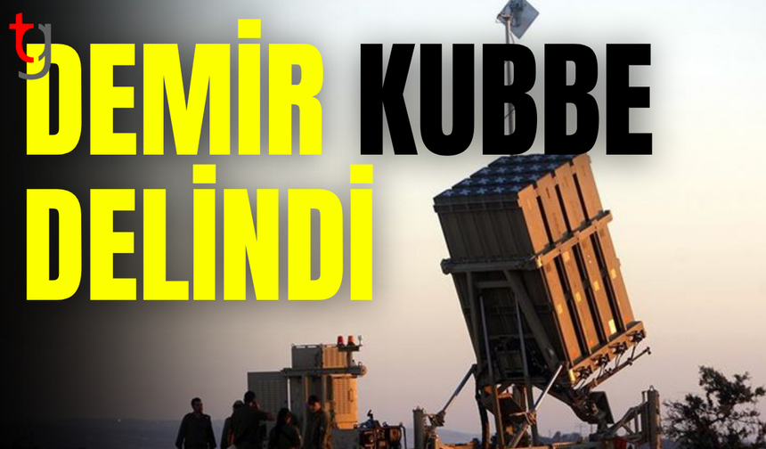 Demir kubbe aşıldı: İran füzeleri İsrail’i vurdu