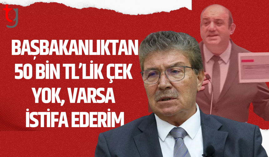 Başbakanlık çıkışlı çek tartışması mecliste büyüdü