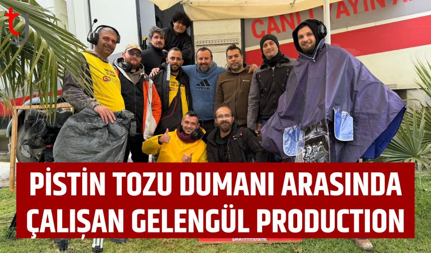 Drift şampiyonasında sahada emek veren gelengül production ekibine takdir
