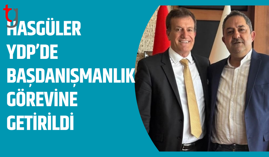 Mehmet Hasgüler YDP Genel Başkan Başdanışmanı oldu