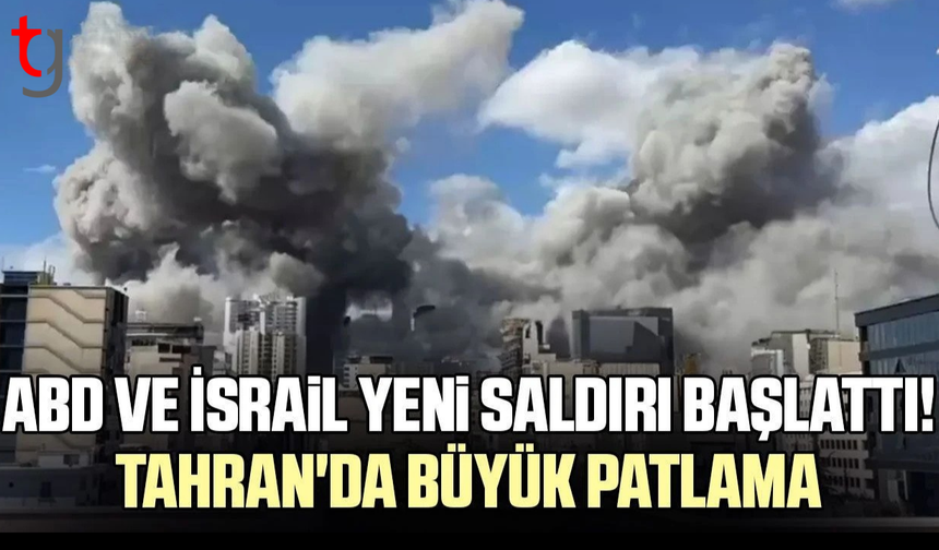 ABD ve İsrail’den İran’a yeni saldırı: Tahran’da art arda patlamalar