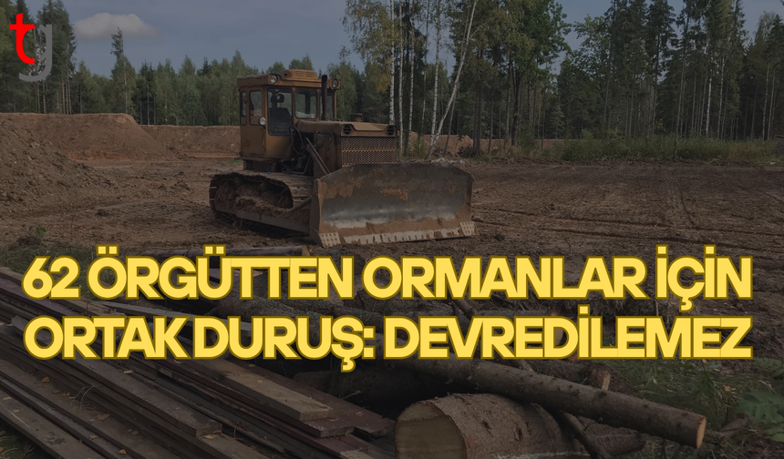Ormanlar halkındır: 62 örgütten ortak tepki