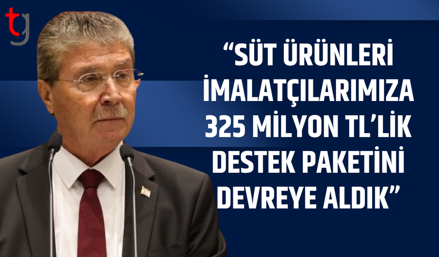 Üstel: Süt üreticilerine 325 milyon tl destek paketi açıklandı